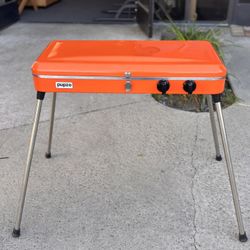 Brand New 20000 btu Propane Portable 2 Burners BBQ Grill Outdoor Camping Stove 