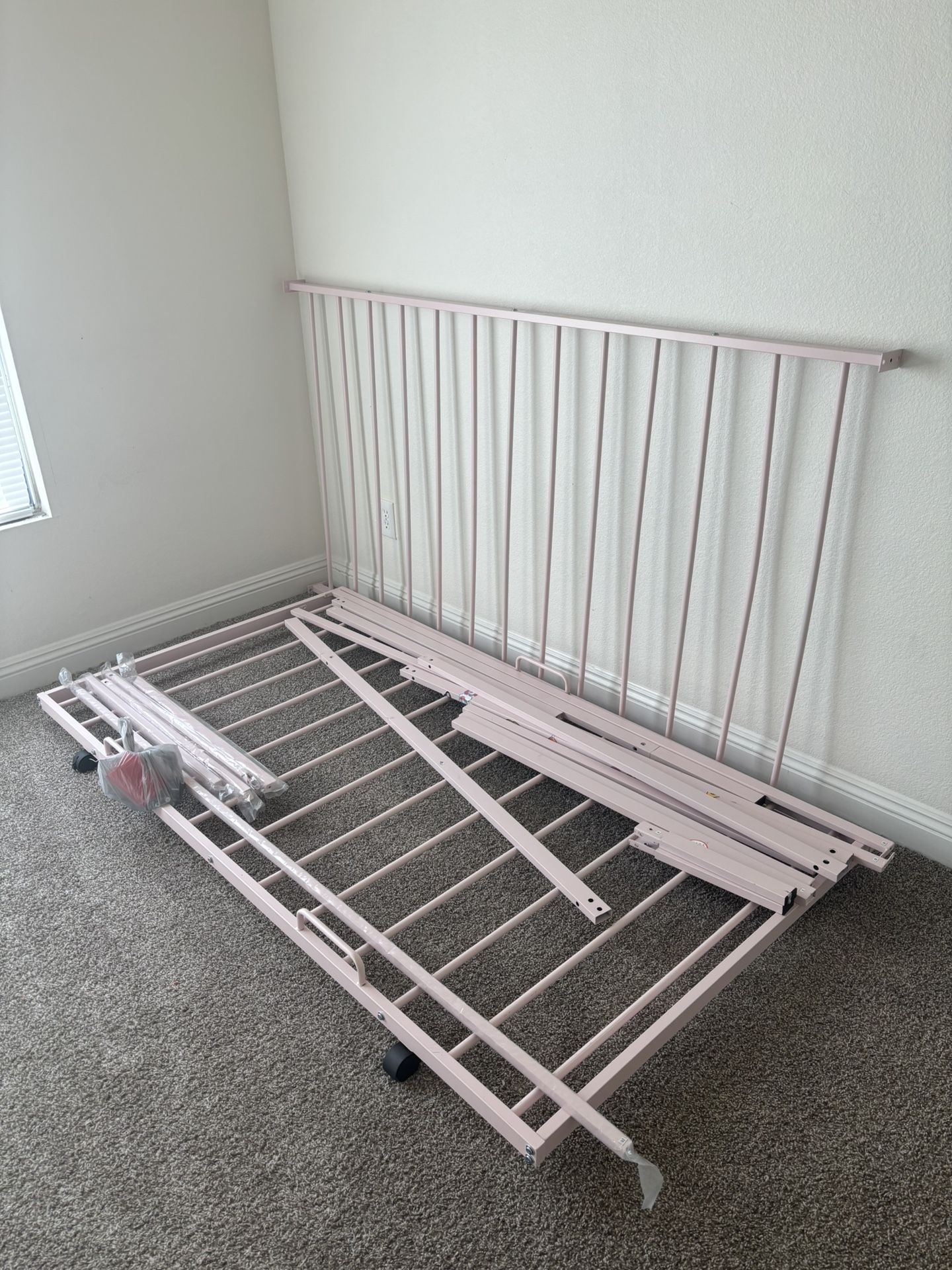 Pink twin bed Frame