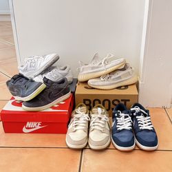 Nike Dunks + Yeezys Bundle BUT CAN BUY SEPARATELY | Sizes 7–8.5 | $275 OBO | Need Gone