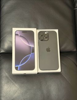 iPhone 16 Pro Titanium Black 256GB UNLOCKED