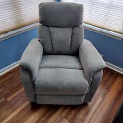 Gray Rocker Recliner