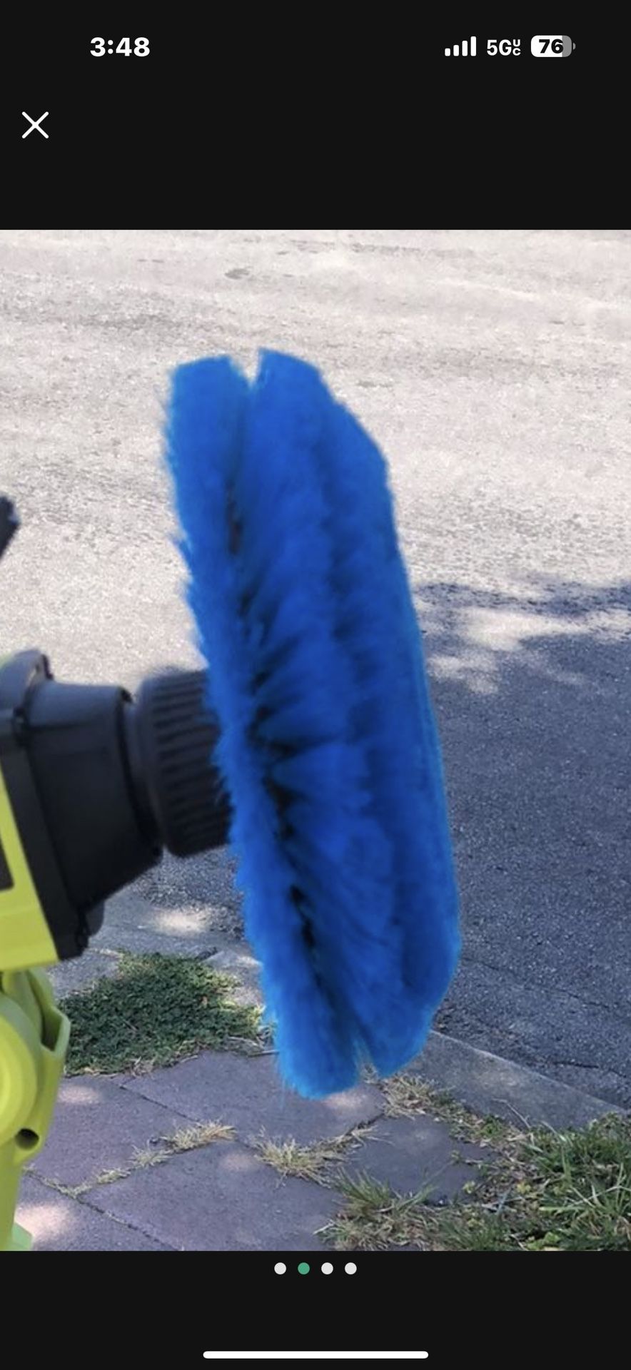 Ryobi Vortex Brush Blue