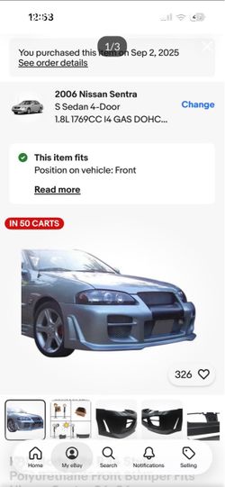 Bumper Nissan Sentra
