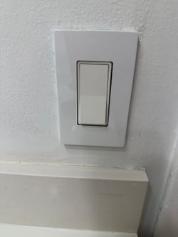 Modern White Decora Light Switches â€“ Set of 11