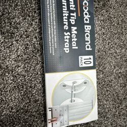 Brand New Anti Tip Metal Furniture Strap Anchors