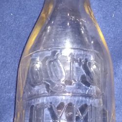 Vintage Vogt's Dairy Milk Glass Bottle - Quart