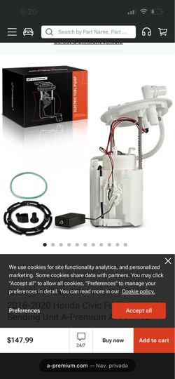 Honda civic fuel pump