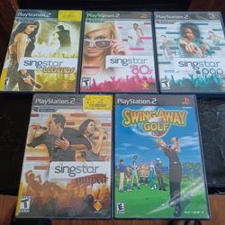 PLAYSTATION 2 SINGSTAR LOT $100 FINAL PRICE READ DESCRIPTION AND SEE 👀 ALL PICTURES 
