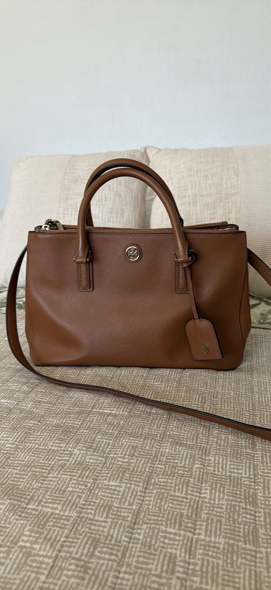 Tory Burch Brown Leather Handbag/Purse