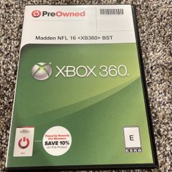 Xbox360 Madden 16