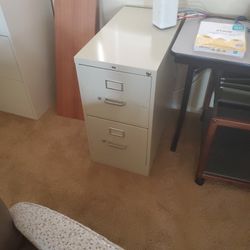2 Drawer Metal Filing Cabinet