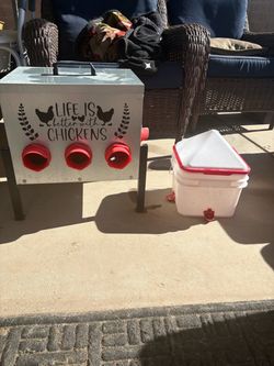 Chicken Feeder and Waterer Set with 3in1 rake&scooper
