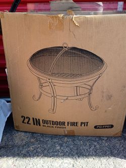 Brand new outdoor fire pit