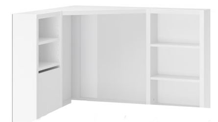IKEA MICKE White Corner Desk (Upper Hutch only)