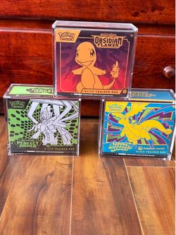 Pokemon Acrylic ETB cases