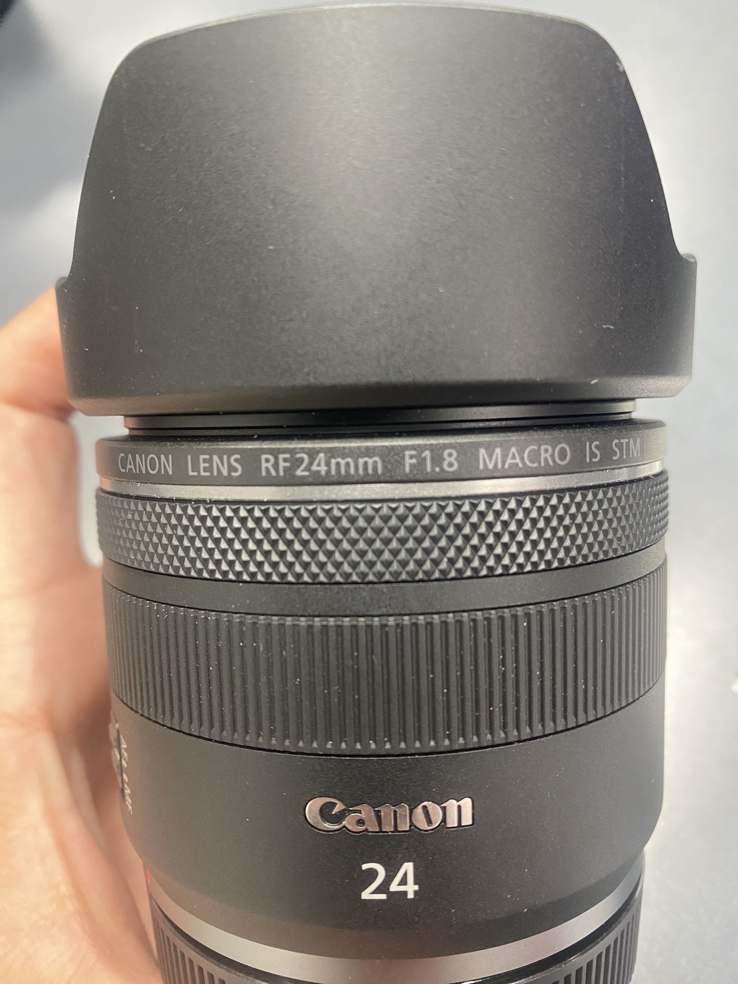 Canon Lens Only RF 24 MM F1.8 Macro Wide Angle Lens