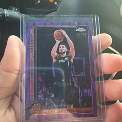 Devin booker purple raywave /75 topps chrome update