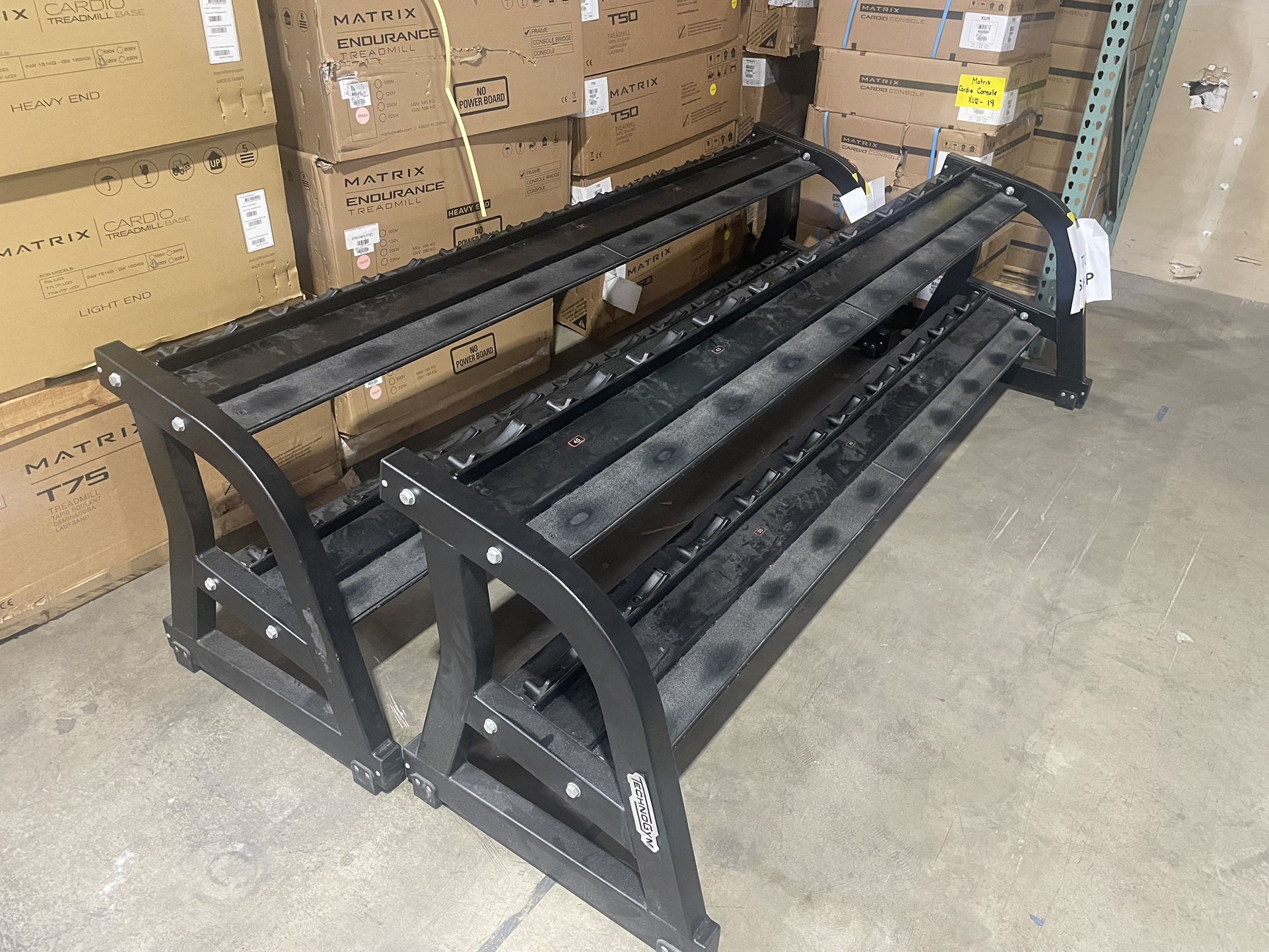Technogym dumbbell rack sale