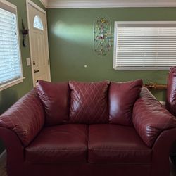 Leather Couch 