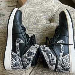 Size 8 - Air Jordan 1 Retro Premium High Snakeskin W