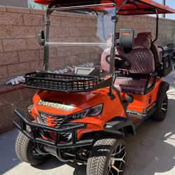 🔥 Custom 4-Seater Golf Cart – ONLY 25 Miles (Like New!) 