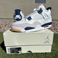 Nike Air Jordan 4 Retro SB Navy NEW/RECEIPT SIZE: 11.5 $370 FIRM ONLY!!