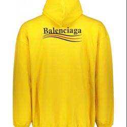 YELLOW BALENCIAGA HOODIE