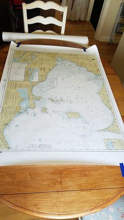 Nautical map West End of Lake Erie