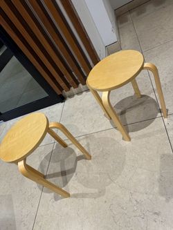 Wooden stools