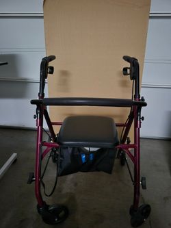 Seated walker for seniors