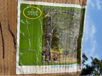 Summer Living brand Arrow Valley Garden Arbor