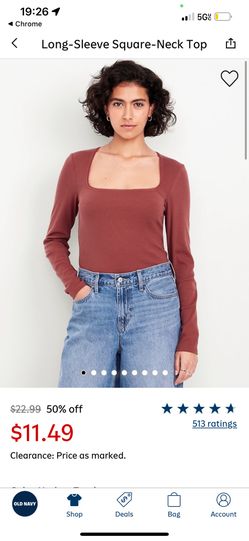Old Navy: Long Sleeve Rib-Knit Bodysuit