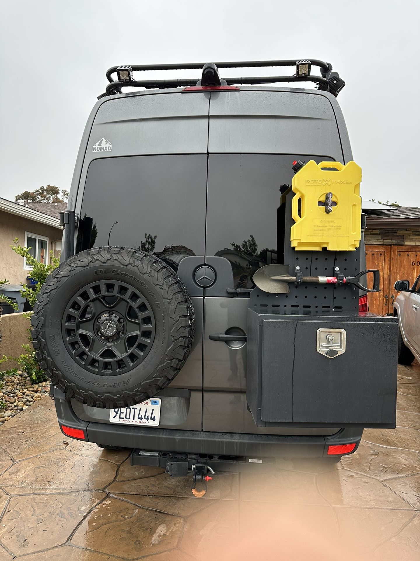 Owl Vans Tire Carrier Expedition Box Van Speed Bike Mule Sprinter 2008-2017