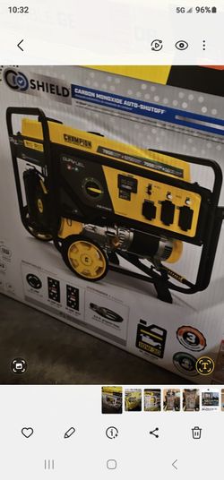 Champion, Duel Fuel Generator, New.