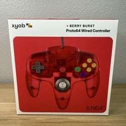 XYAB Nintendo 64 Controller Funtastic Proto64 High Quality  Berry Burst