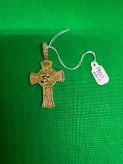 10 karat gold cross charm