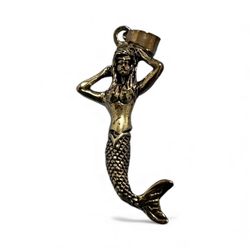 925 Sterling Silver Mermaid Pendant Necklace with the moving tail