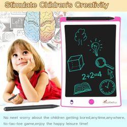 2 Pack-8.5 inch Drawing Tablet Pads Reusable LCD Writing Tablet for Kids Doodle Board Digital Handwriting Board Gifts Toys 3-12 Years Old Boys Girls