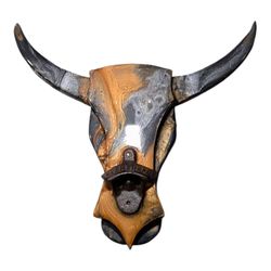 Unique Bull Beer Opened Do With Wood And Resin