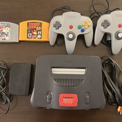 Nintendo 64 Bundle - Expansion Pak, 2 Controllers, Mario Kart & DK64