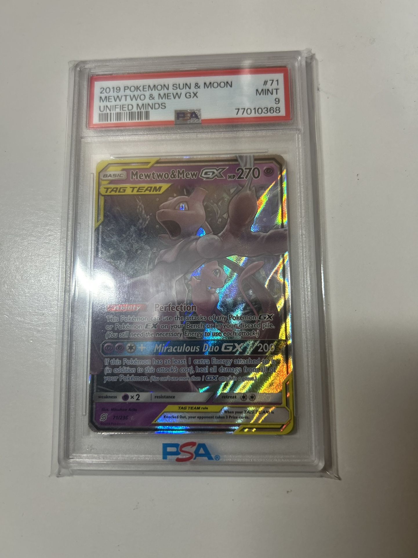Pokemon Mew Mewtwo Slab !!