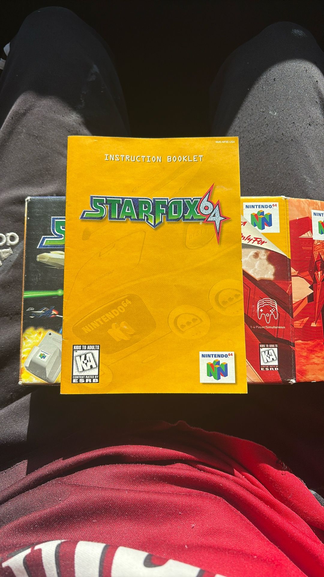 Starfox 64 Box And Manual Only