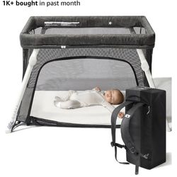 Guava travel crib baby