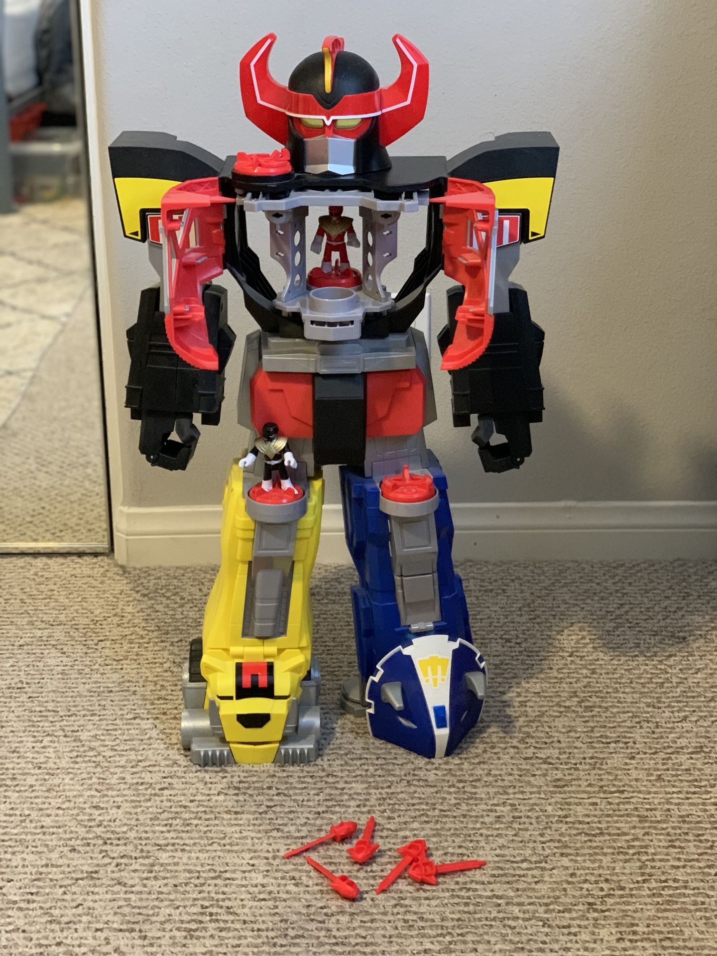 Imaginext Power Rangers Morphin Megazord Playset Giant Robot