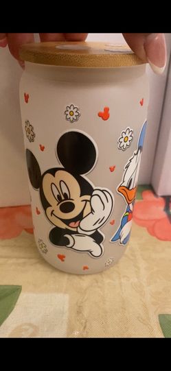 Mickey And Friends Glass Cup