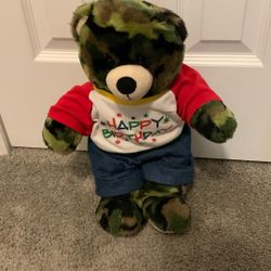 Camoflauge Birthday Build A Bear