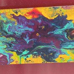 Artist Parker Donovan Painted Skateboard Deck 