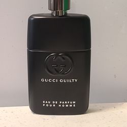 Gucci Guilty Eau De Parfum Mens Cologne 95% Full 3oz  90ml