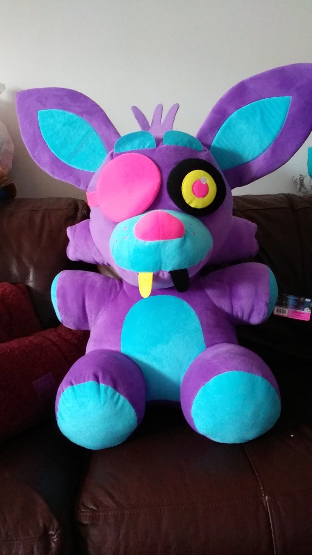 Five nights at Freddy's blacklight plushies huge foxy