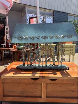 Kokopelli Vintage Rare very solid iron heavy heavy, Table lamp